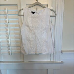 White Sleeveless Top